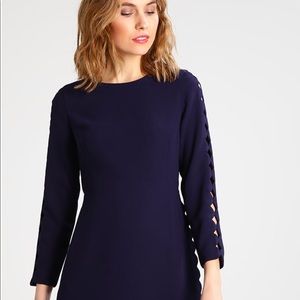 Club Monaco navy blue dress